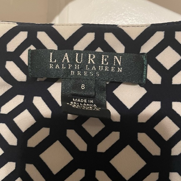 Ralph Lauren 3/4 Sleeve Women’s Faux Wrap Stretch Dress - Picture 5 of 7